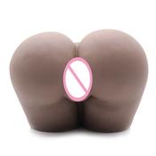 Soft Black and Skin Color Realistic Big Mac Huge Ass 3D Sex Doll Artificial Pussy Vagina Double Channels Sex Real Doll invented by AUTOMATIC WOMAN